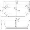 Акриловая ванна BELBAGNO BB03