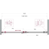 Душевая дверь BELBAGNO SOFT_CLOSE-2-BF-1-150-C-Cr