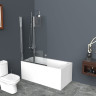 Душевая шторка BELBAGNO UNO-V-2-100/150-P-Cr-R