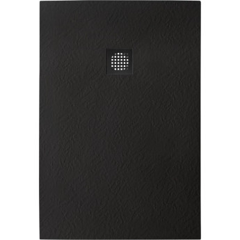 Душевой поддон из искусственного мрамора BELBAGNO TRAY-MR-UNO-AH-120/80-35-NERO-NO