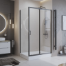 Душевой уголок BELBAGNO UNO-195-AH-1-130/80-C-NERO