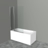 Шторка для ванны 90 см BELBAGNO UNO-V-11-90/150-C-Cr