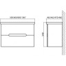 Тумба BELBAGNO LUXURY LUXURY-600-2C-SO-TL