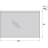 Зеркало 100x60 см BELBAGNO SPC-GRT-1000-600-LED-BTN